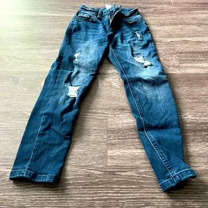 Girls Justice blue jeans. Size 7 slim.